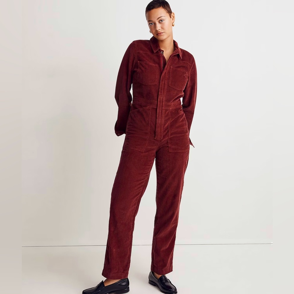 Madewell corduroy jumpsuit